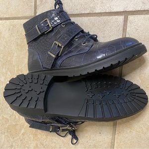 Dark Blue Combat Boots WINTER/FALL
